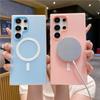 Luxury Candy Color For Magsafe Case for Samsung Galaxy S25 S24 FE S23 Plus S22 Ultra A16 A26 A36 A26 A17 A07 A56 Magnetic Cover