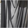 Black Ivory Chiffon Bridal Halter Cape Shawl for Women