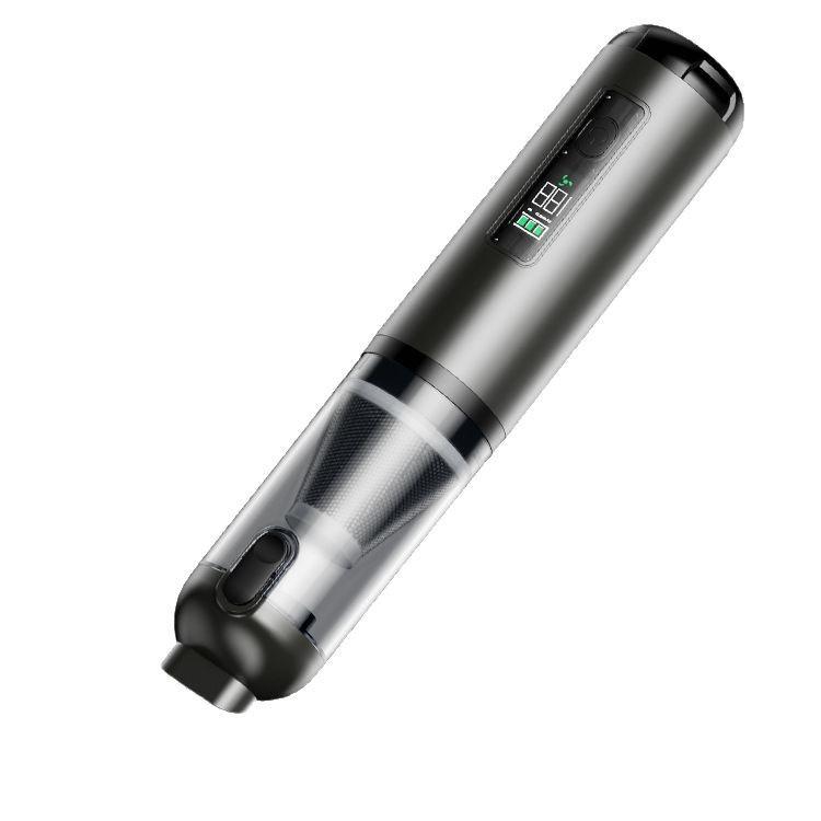 Car Vacuum Cleaner Brushless Digital Display Large Suction Wireless Charging Handheld Small Car Home Mini Car Dust Removal