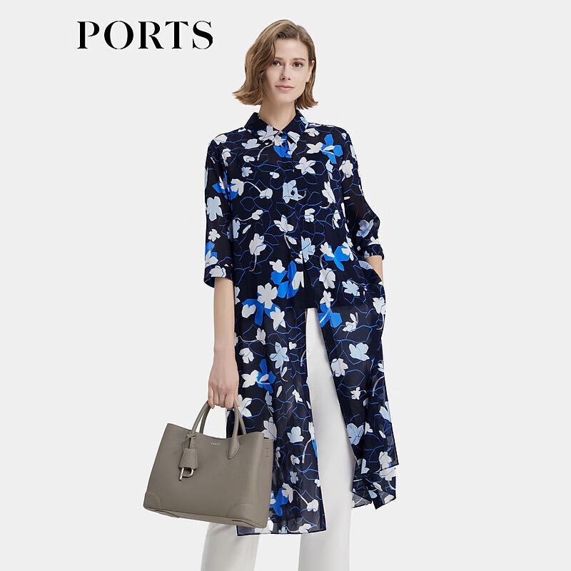

PORTS Night Blossom Chiffon Long Shirt 2