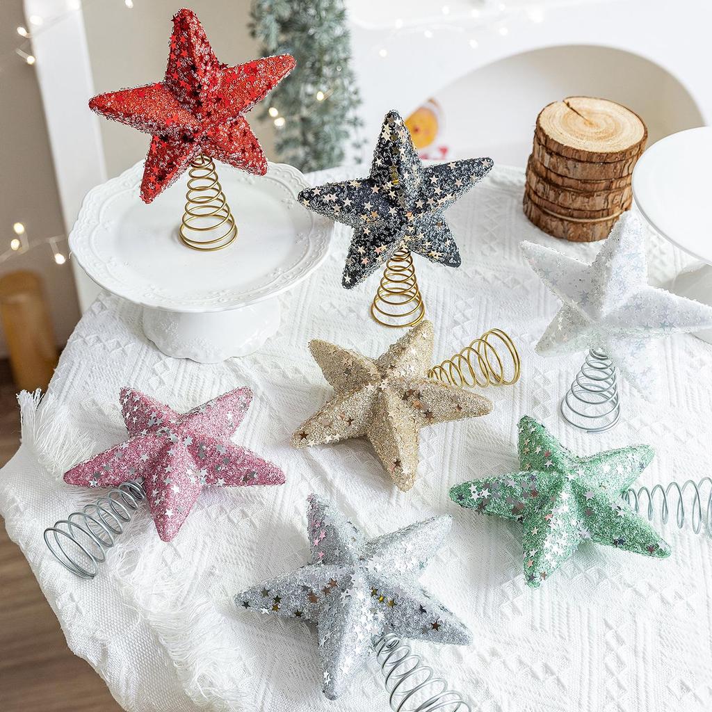 Popular Christmas Tree Topper: Rhinestone Five-Point Star