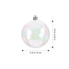 12Pcs Shimmering Iridescent Ball Christmas Decoration Xmas Tree Ornament Hanging Party Decor Festive Holiday Ornament Set