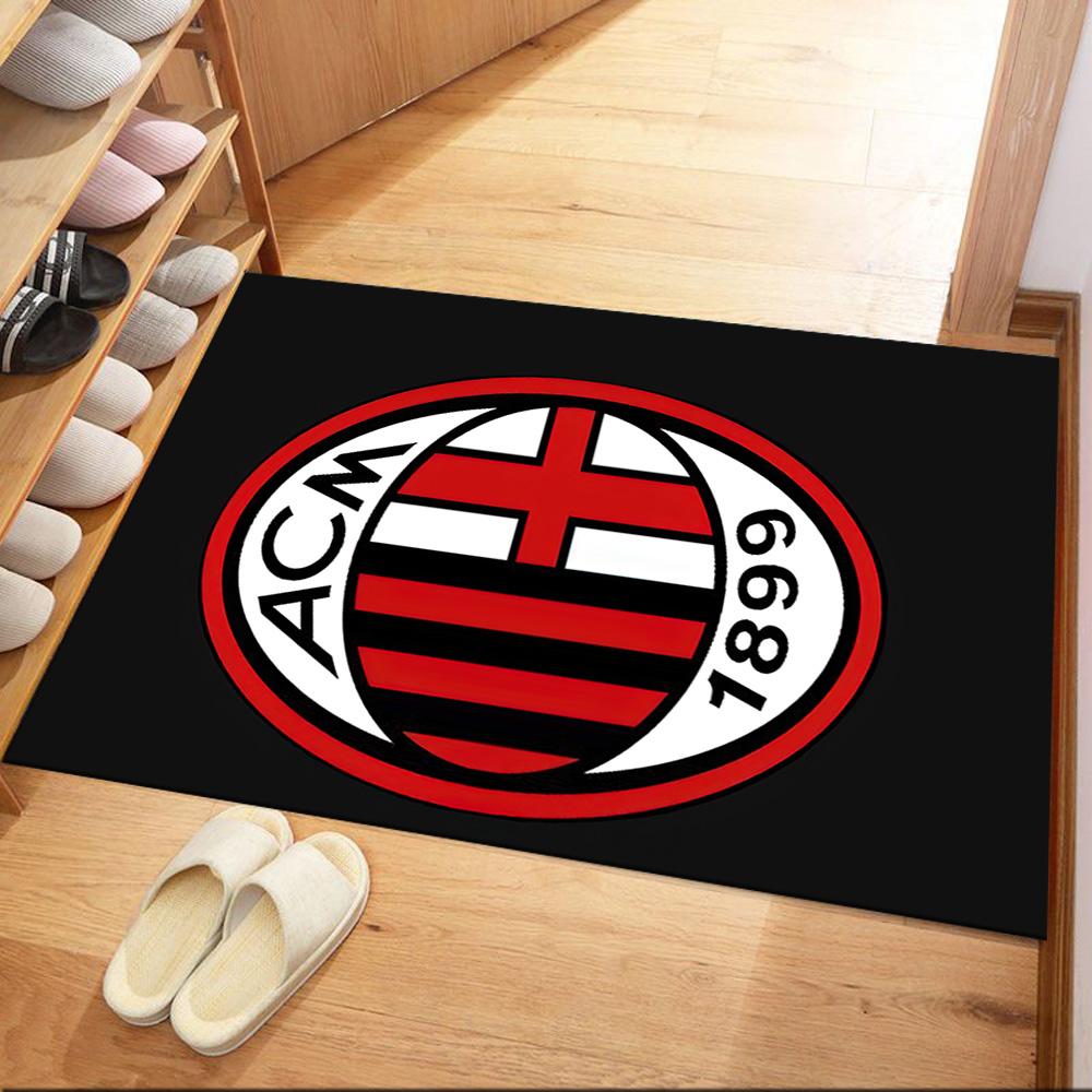 Ac Milan Area Rug Perfect For Balcony Hallway Bedrooms Entryway Antislip Carpet Decorate Offices Spiritual Gift