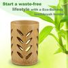 Wood Bamboo With Drainage Kid's Room For Home Bathroom Toothbrush Cup Toothbrush Holder Storage Cup