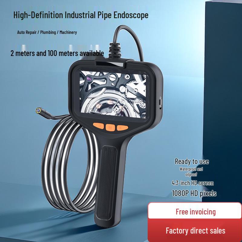 5.5mm HD Waterproof Handheld Industrial Pipe Inspection Camera