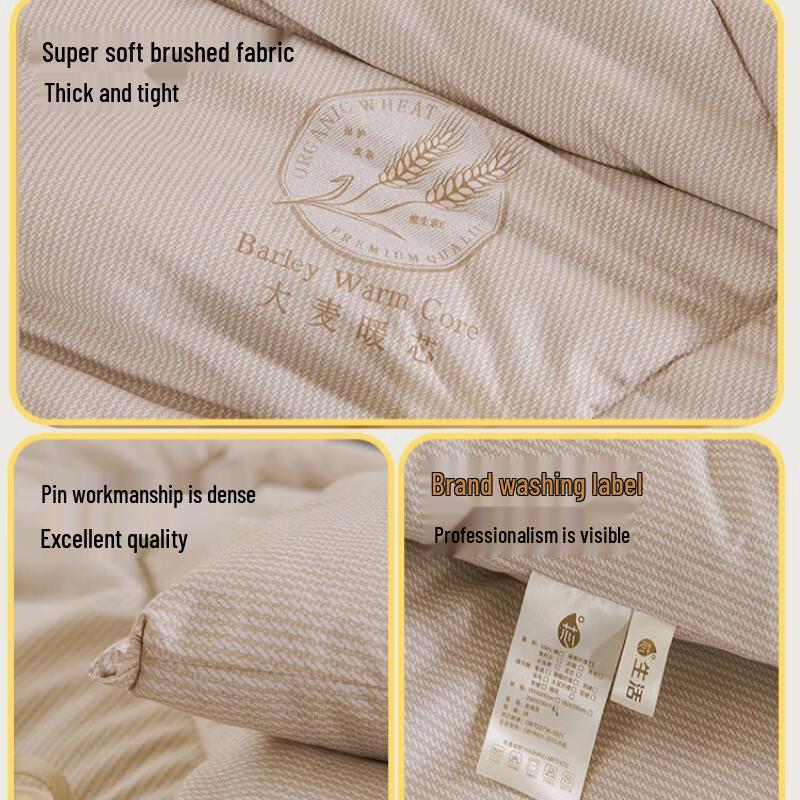 Hongdou Cloud Barley Feather Silk Winter Quilt