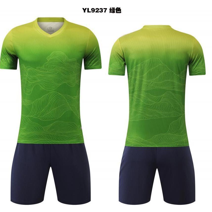 Summer Football Training Uniform Short Sleeve Set Adult Children Team Competition Training Team Uniform Jersey 9237