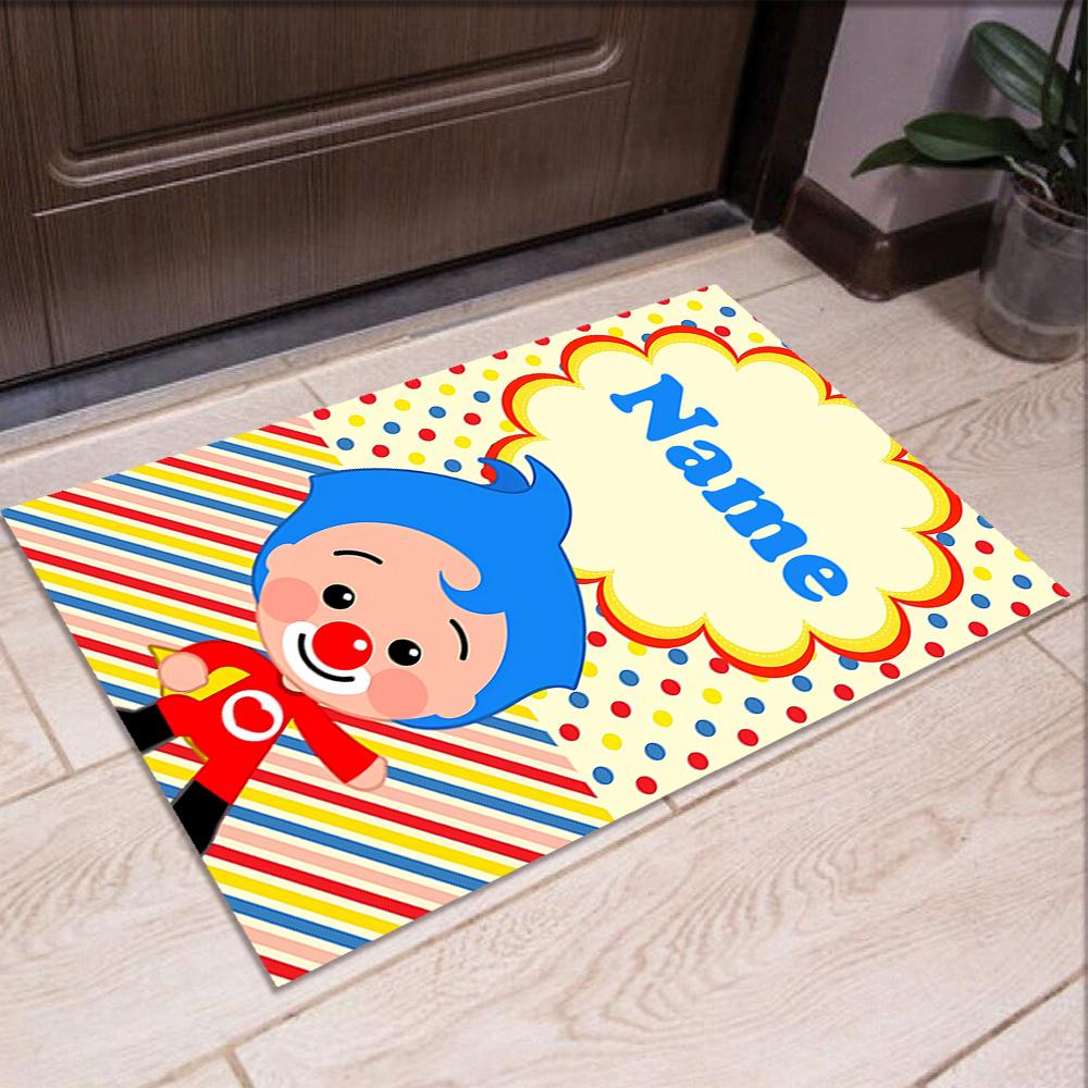 Custom Name Plim Plim Printed Carpet,Rug for Office Chair Living Room Bedroom Kitchen Room Decor Gifts.