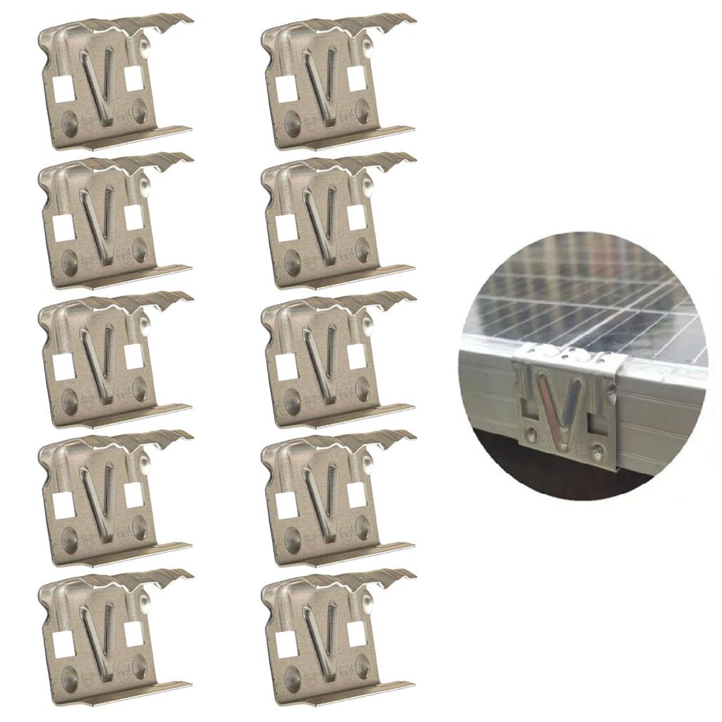 Cleaning Clips 30 35 Mm Water Drainage Clip 30mm 35mm Clips Optimal Power Generation Outdoor Weather Resistant