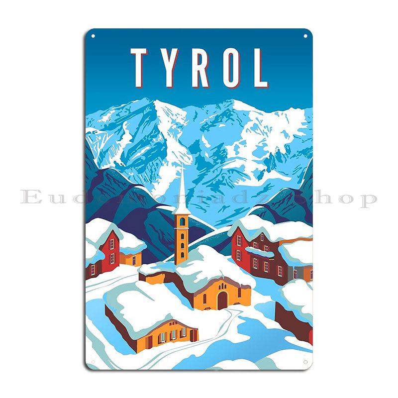 Tyrol Metal Sign Plaques Wall Decor Design Customize Cinema Garage Tin Sign Poster 20x30cm