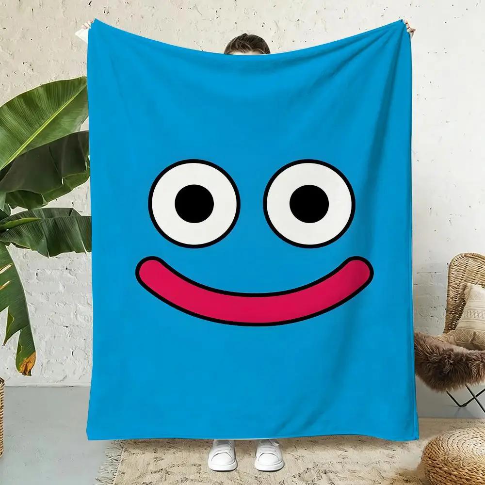Slime MoriMori Dragon Quest Throw Lightweight 240g Flannel Blanket Soft Skin-friendly for Summer Cooling 75cmx90cm