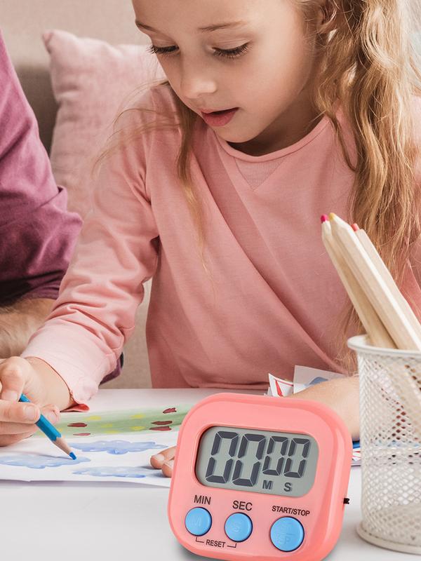 Kitchen Timer Small Digital Timer Magnetic Cooking Digital LED Display Countdown Timer Portable Cooking Classroom Timer