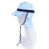 Kids Windproof Anti-UV Sun Hat Large Brimmed Breathable Nylon Multicolor Cap for Hiking Climbing