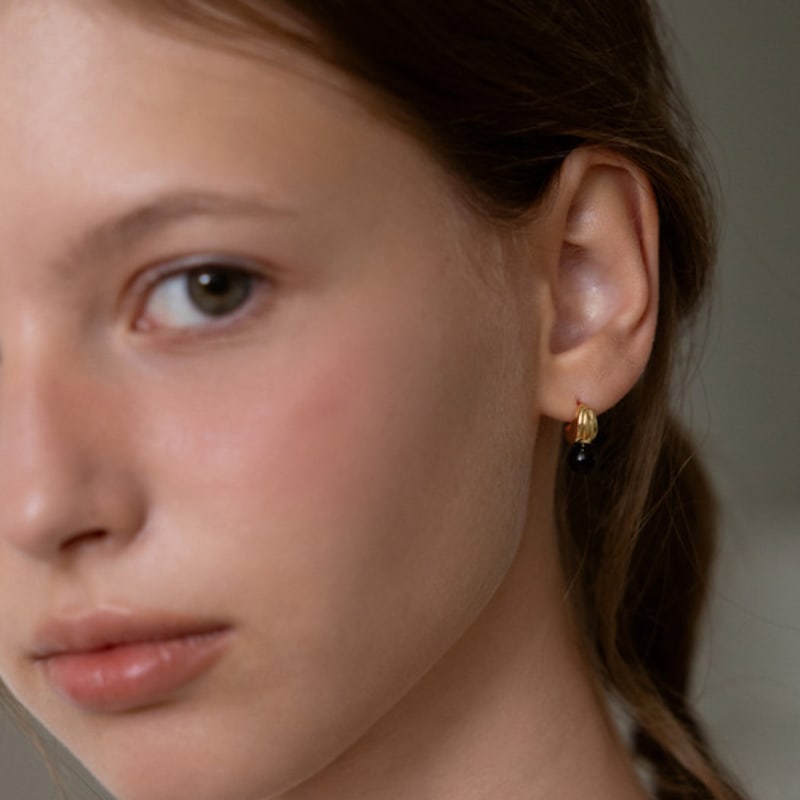 TATIANA Onyx Ball Drop Earrings EC3253