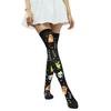 Over Knee Thigh Socks Halloween Thigh High Stockings Novelty Hosiery Printed Long Stockings for Womens Girls Gifts