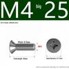 201 Stainless Steel Countersunk Phillips Head Screw: Flat Head Bolt M2-M8