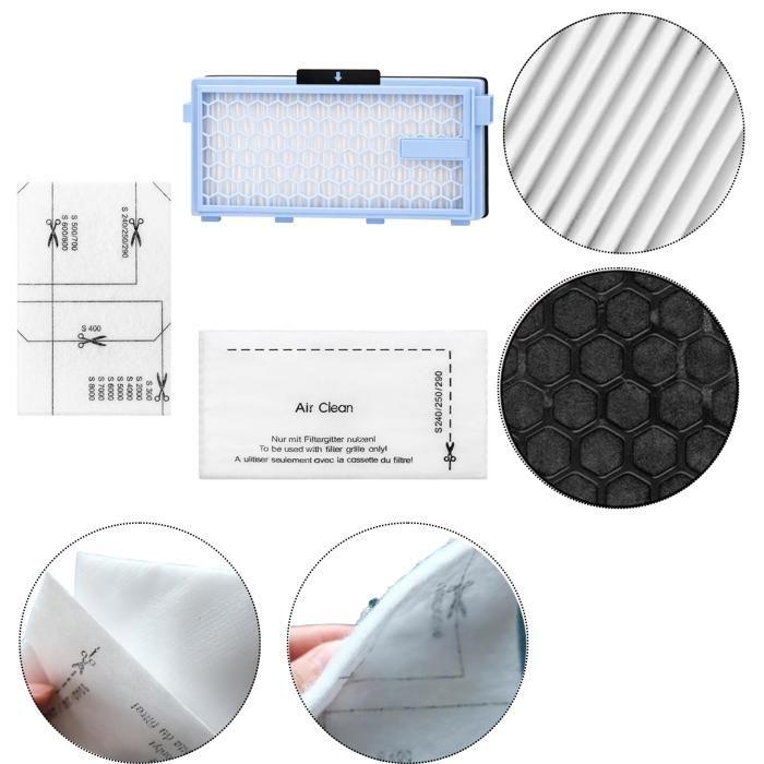 Filter für Miele kompatibel Staubsauger Compact C1 C2 Complete C2 C3 Serie S4 S5 S6 S8 SA-SF 50 SF-AA 50 [Packung 9] Phonillico®