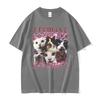 Lesbians Eat What Funny Cat Meme T Shirts Unisex Unisex Summer High Quality Oversized Tshirt Vintage 100 Cotton Tshirt Streetwear