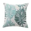 Pack of 2 Square Fern Frond Pillow Decorative Pillow Cover, 18" x 18" Farmhouse Cushion Case for Bed Couch Sofa