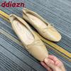 Fashion Fashion Butterfly-Knot Ladies Flats With Shoes Casual Female Soft Footwear Shallow Ballet Flats Slip On Shoes For Women