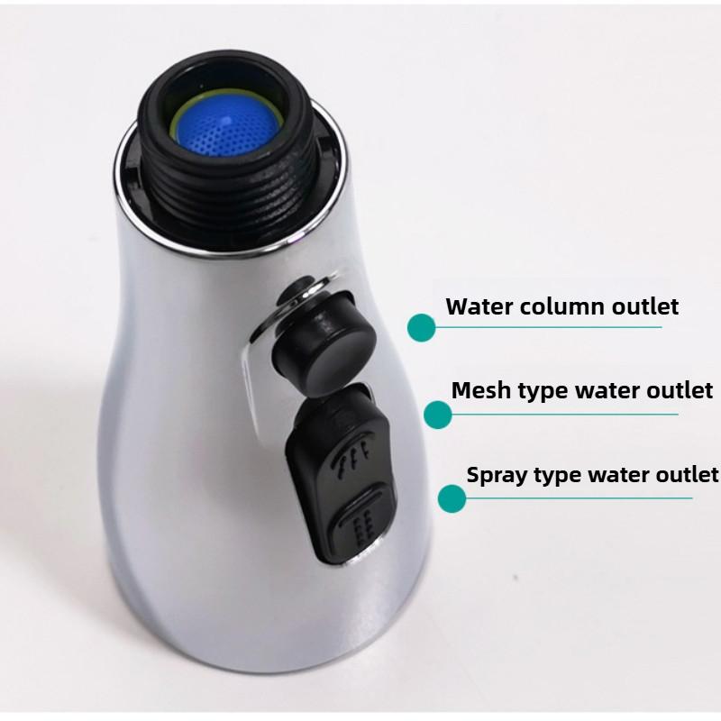 1/2PCS Kitchen Faucet Extender Sprayer Nozzle 3 Modes ABS Water Saving Bathroom Basin Sink Shower Spray Head for 1/2" Connection