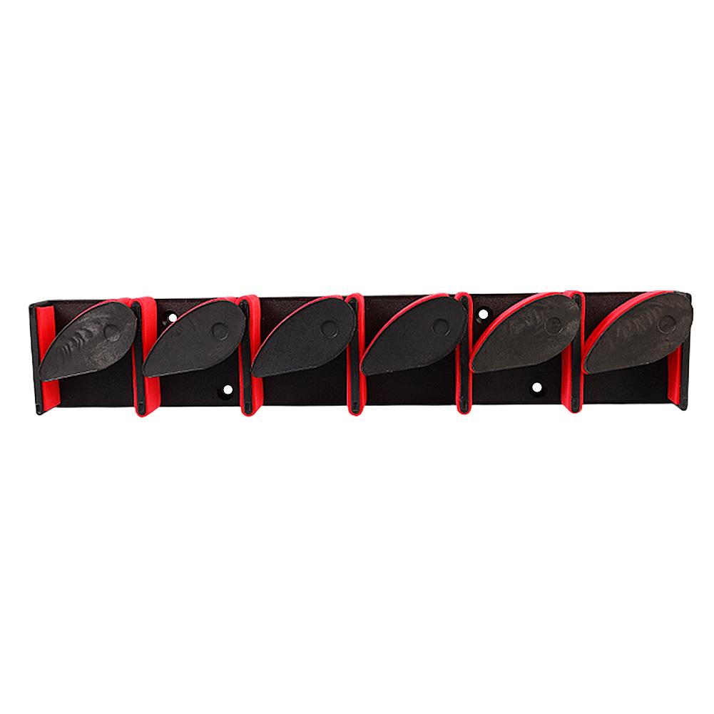 Wall Mount Fishing Rod Rack Fishing Pole Holder Holds Up To 6 Rods Fishing Rod Storage Rack Anti Slip for Garage Storage