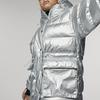 Adidas Stella McCartney Metallic Quilted Warm Windproof Jacket Women Jacket Silver FU3608