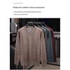 ROMON Men's Thick V-Neck Knitted Sweater