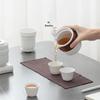 Nanshan Ceramic Portable Travel Tea Set (1 Pot, 3 Cups)