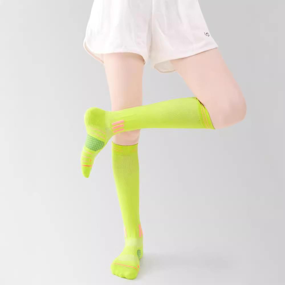 Long Muscles Can Compress Socks. Women's Rope Skipping, Outdoor Running, Yoga, Thickened Pressure Socks At The Bottom of Towels