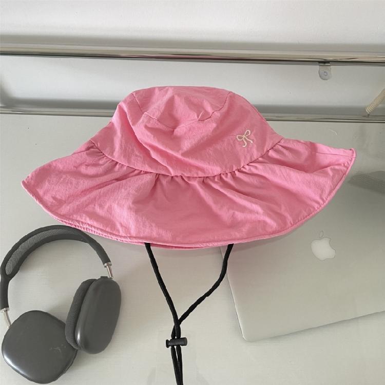 Breathable Bucket Hat Female Beach Sun Hat Outdoor Hiking Fishing Sunproof Hat