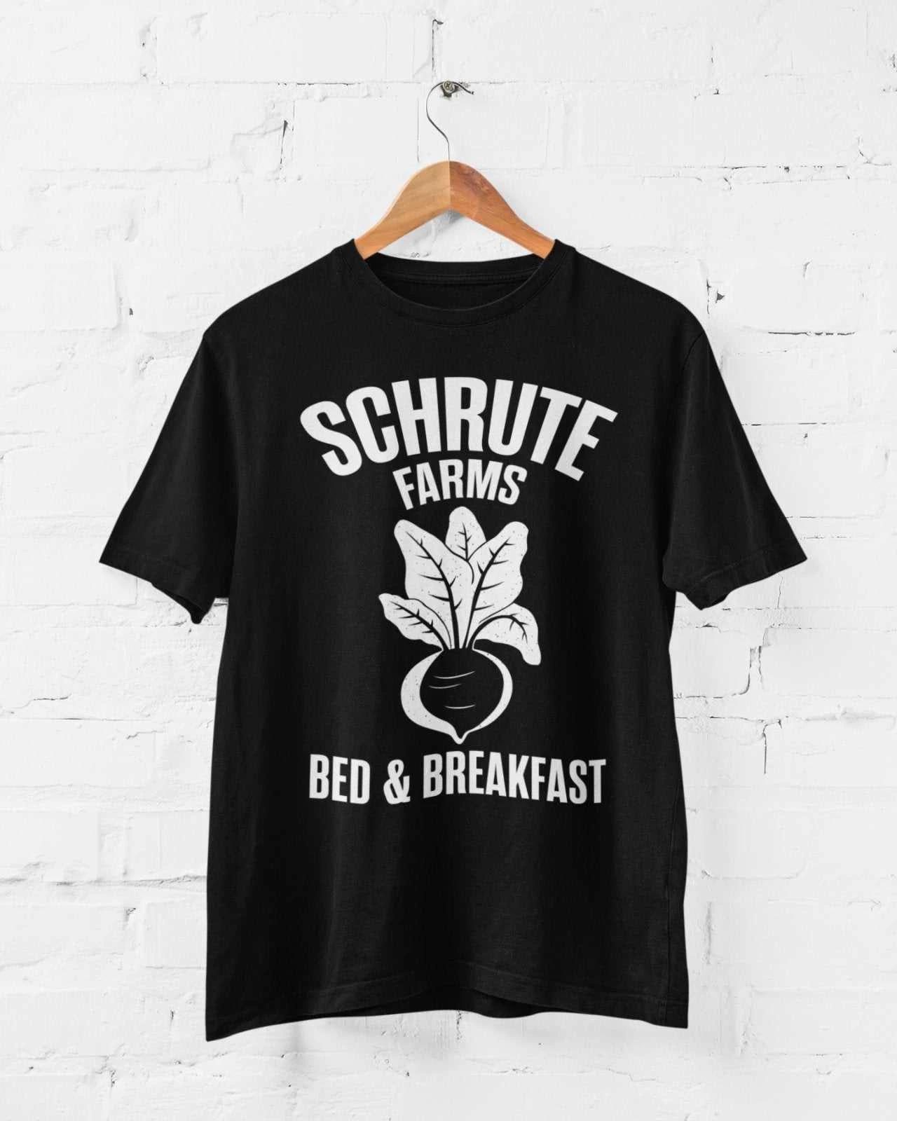 Schrute Farms Bed And Breakfast T Shirt Funny Office The Dwight Mose Beets US 3XL