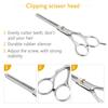 2Pcs Hair Scissors Thinning Scissors Salon Professional Hair Cutting Thinning Scissors Shears Hairdressing Set Hair Tools