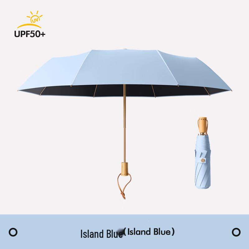 MAYDU M3007 Three-Fold UV Protection Rain & Sun Umbrella