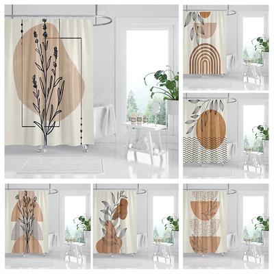 Vodotěsné látkové sprchové závěsy Koupelnové závěsové doplňky 180x200 Koupelnový závěs do sprchy 240*200 severská boho dekorace