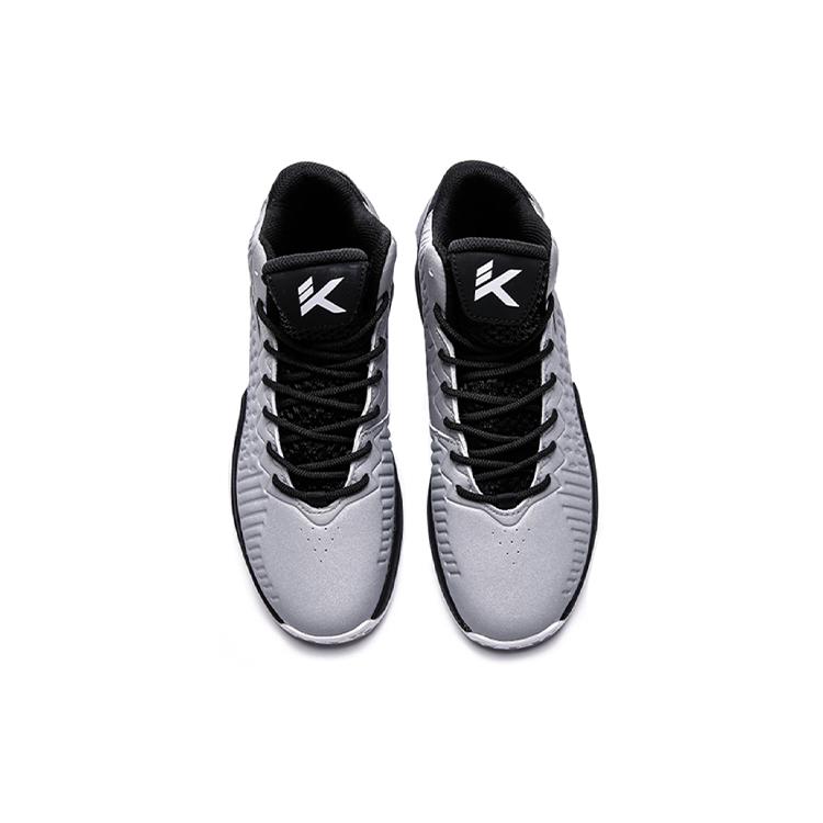 ANTA Thompson KT Basketball Shoes Men's High top Silver/Black 11741105-11