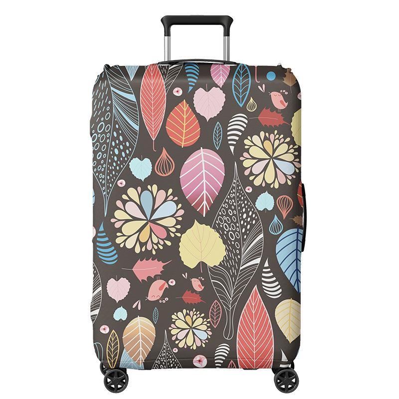 Přizpůsobitelný zesílený kožený cestovní kufr Obal proti prachu