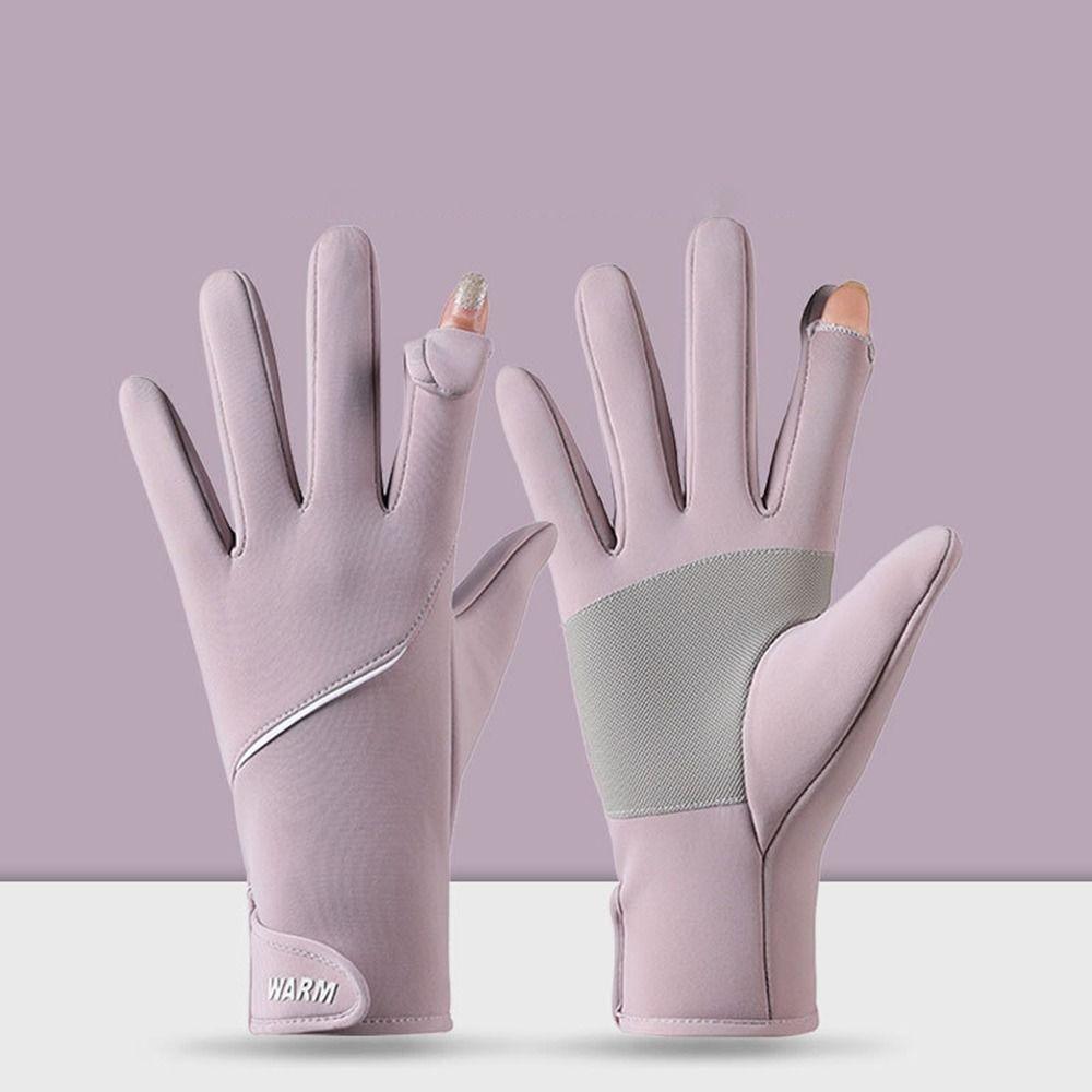 Coldproof Women Winter Gloves Windproof Outdoor Running Ski Gloves  Mountaineering