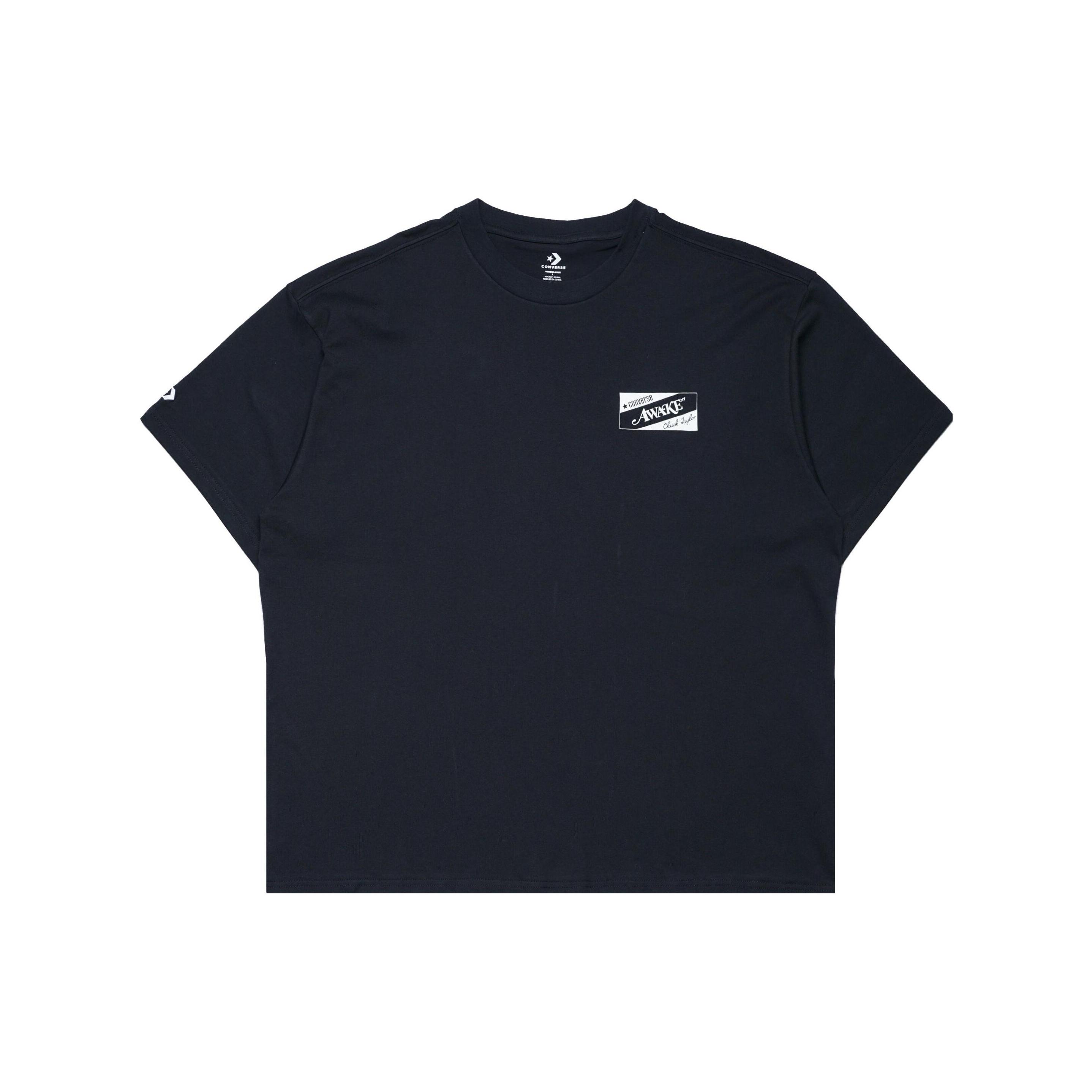 Converse x Awake NY Short-Sleeve Tee Asia Sizing Black Men s 10026482-A03 XL