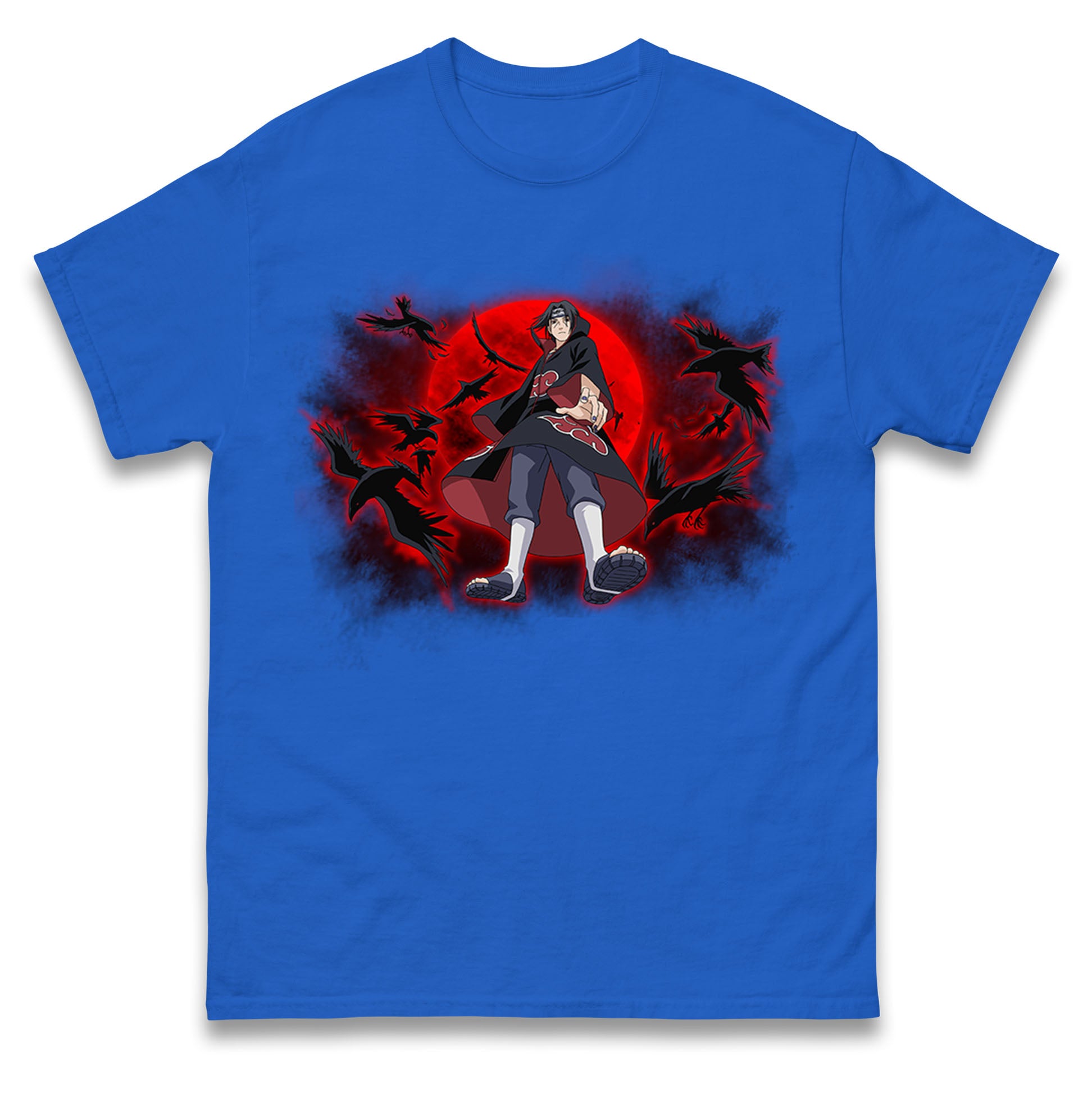 Naruto Shippuden Mens T Shirt Womens Tops Tees Itachi Uchiha Anime Top S
