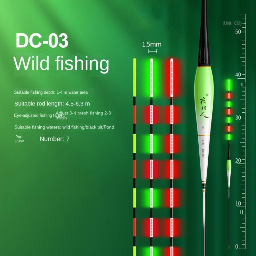 

Нано-сигнализатор поклевки Электронный поплавок Электронный поплавок с изменяющимся цветом Ночной светильник Ночная рыбалка 03 non discolouring