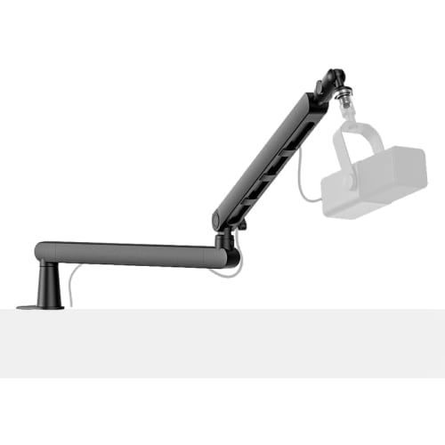 EmJTao Microphone Arm, Aluminum Table Microphone Stand with Adjustable Angle, 360 Degree Rotation, and Cable Storage, Perfect for Game Streaming, Reco