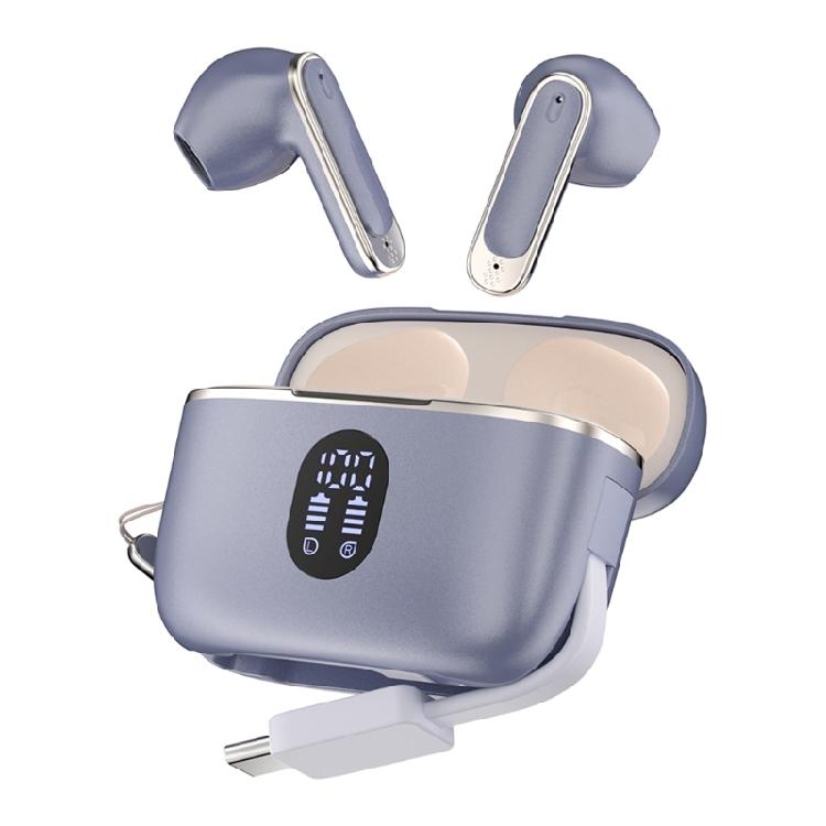 Long Wireless Bluetooth-compatible Earbuds For Conference Study 8Hrs Use Emergency Phone Charging Feature
