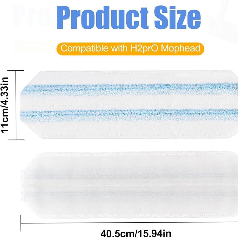 3pcs Floor Mop Replacement Cover For Vileda H2PrO