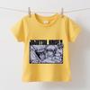 Jujutsu Kaisen Yuta X Rika Anime Print Cotton T Shirt for Boys Girls Kids Summer Casual Short Sleeve Top