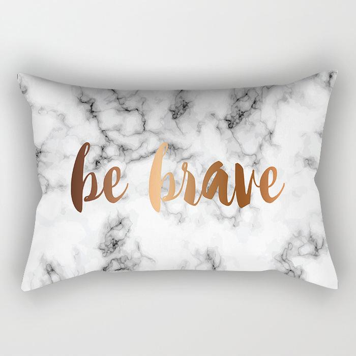 Ins Pink Geometric Waist Pillow Case Car Sofa Pillow Cushion Cover Pillow Case Pillow Case Pillow Case