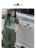 2026 Sommer Koreanischer Stil Sportliche Cargohose & T-Shirt Zweiteiliges Set für Mädchen