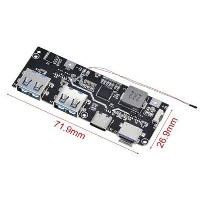 5 USB Port PowerBank Circuit Board 22.5W Dual Quick Recharge PowerBank Module DIY PowerBank Mainboard