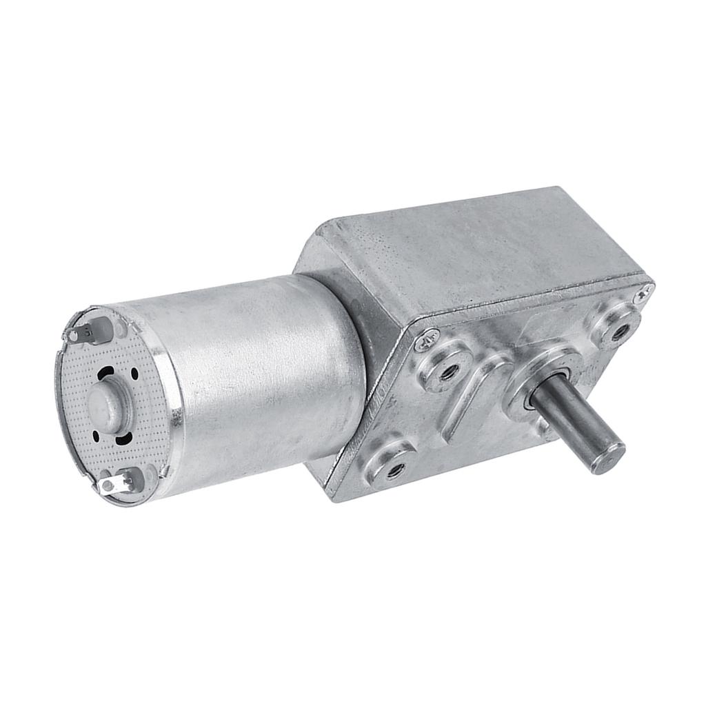 Reversible High Torque Worm Geared Motor DC 12V Reduction Motor CW CCW