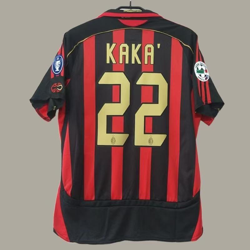 Ретро-футболка AC Milan для разминки перед матчем #22 Кака S